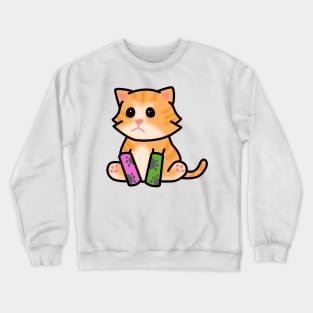 tater tot cat Crewneck Sweatshirt